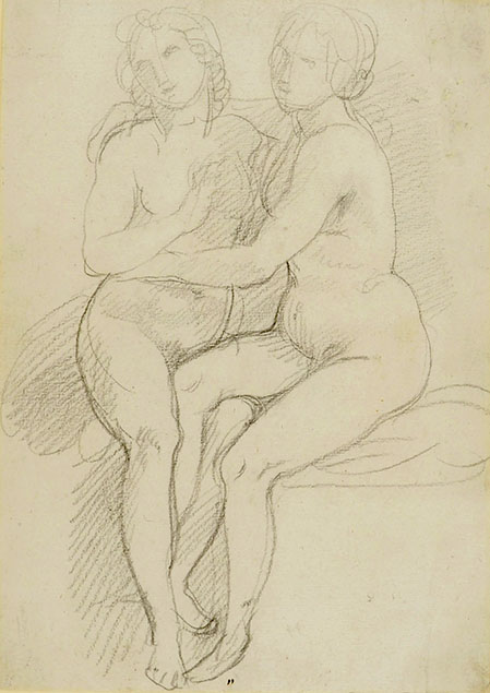 TWO FEMALE FIGURES