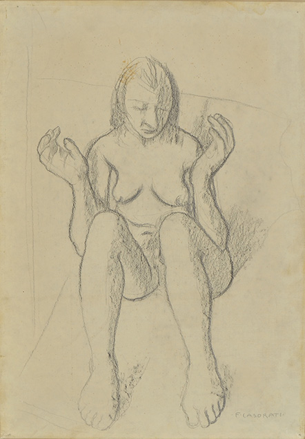 SEATED FEMALE NUDE