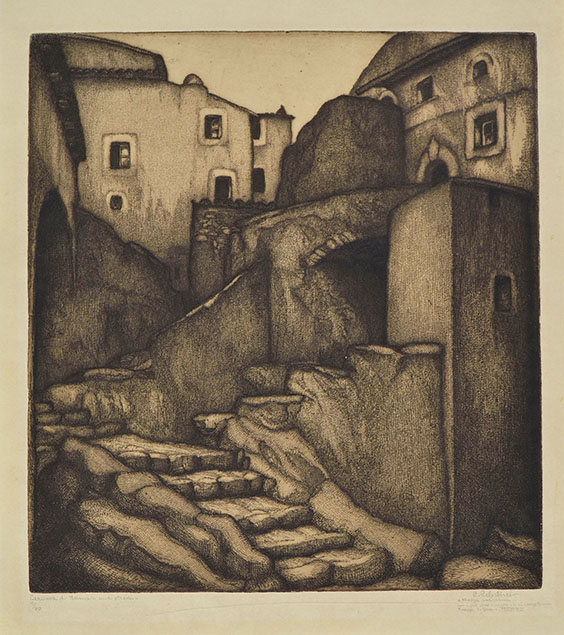 CERVARA DI ROMA. UNA STRADA.