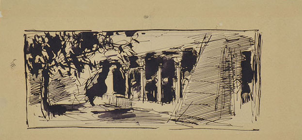 A SKETCH OF THE CLOISTER OF VOLTORRE