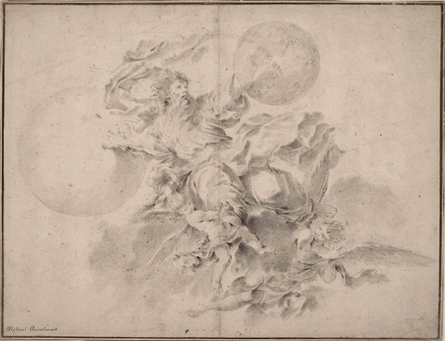 GOD CREATING SUN AND MOON