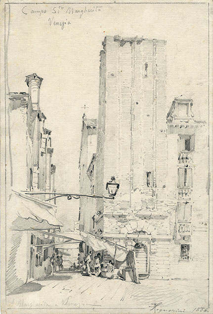 A VIEW OF CAMPO SANTA MARGHERITA IN VENICE